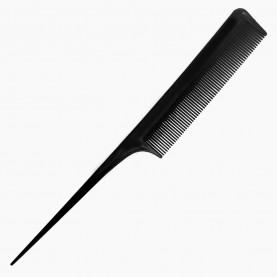 CMB409 (СМВ003) расческа 701 профи черная с острой ручкой мелкая 21*2,5*10 см без ИУ 8 гр. (уп/20шт кор/2400шт)