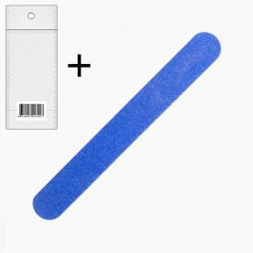 NFPP2 OPP +стикер шк пилка для ногтей 15 см цветная овал (25шт/уп zip 17*25)