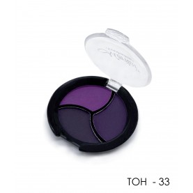 06 ТОН 33 тени для век 3 х цветные МАТОВЫЕ Merilin *3 оттенка фиолетового, 10 g. (6 шт/уп)