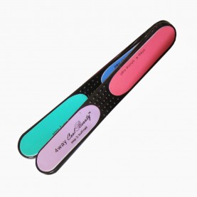 NB07 пилка для шлифовки ногтей 4 steps фигур разноцвет витая 15,5 см 15 гр.(24 шт/уп 3000шт/кор)
