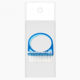 SHB05 OPP8*10+стикер шк щеточка для ногтей прозрачный ЦВЕТНОЙ пластик 2Х СТОРОННЯЯ 5,5*4,5 см (12шт/ ZIP 25*17-1200шт/кор)