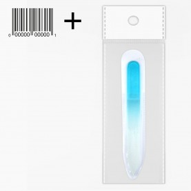 GF_01 стеклянная пилка (OPP+стикер шк - 9 см пилка для ногтей в PVC 10гр) (10шт/меш 120шт/zip пакет 15*20 2400шт/кор)