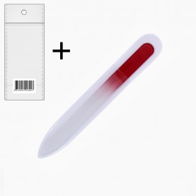 GF_03 ОРР+стикер шк 14см стеклянная пилка для ногтей в PVC (24 шт/уп zip-пакеты 17*25 1000шт/кор)