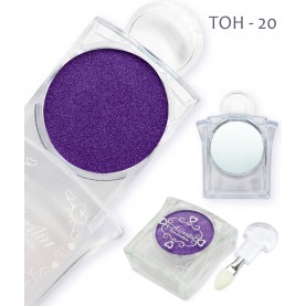 61 тон 20 тени для век шурлан выдвижн с зеркальцем и аппликатором цвет насыщенный фиолетовый NW 2 g. (6шт/уп)