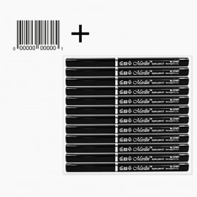 CP002 BLACK + шк карандаш для глаз -автомат- ( черный) 12шт/уп (3456 шт/кор) 12 см./0,2гр