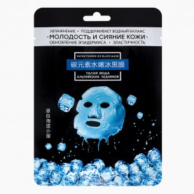 BLCK2. OEANHUT. Water tender Ice black Mask"Талая вода" CHARCOAL БАМБУК маска д/лица. 28 мл. (15 шт/уп 600шт/кор) ЦЕНА 1 ШТ,РП