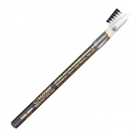 CP005 dark gray карандаш деревянный с щеточкой 6шт/уп в ОРР