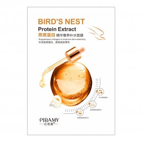 PBM26 NEW PIBAMY маска для лица увлажняющая, питательная, с высоким содержанием белкового протеина (15 шт/БЕЗ коробки) ЦЕНА ЗА ШТ., 28гр вес: 32гр
